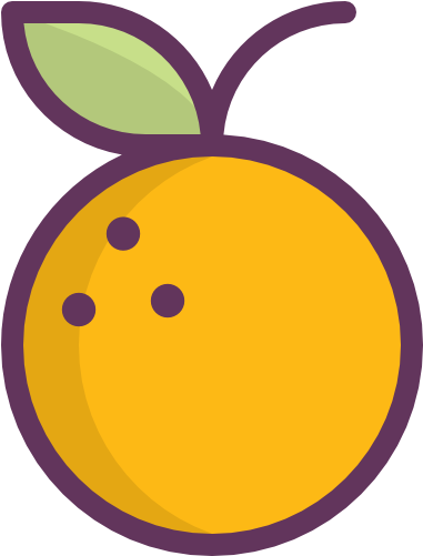 Tangerine Clipart Jeruk - Tangerine (512x512)