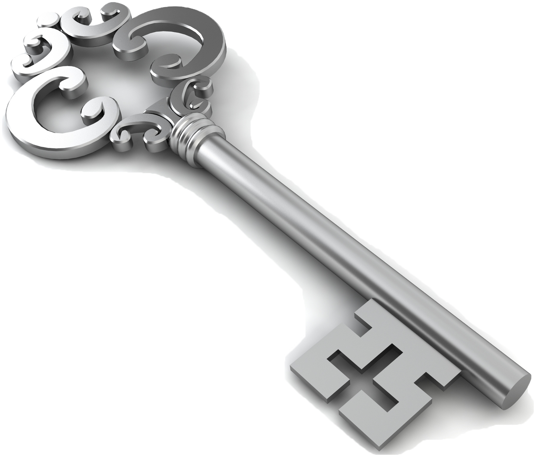 House Key Png - Silver House Key Png (1788x1522)