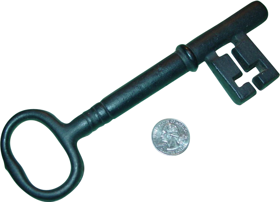 Antique Cast Iron Skeleton Key Garden Gate Large 7 - Wrench (898x898)