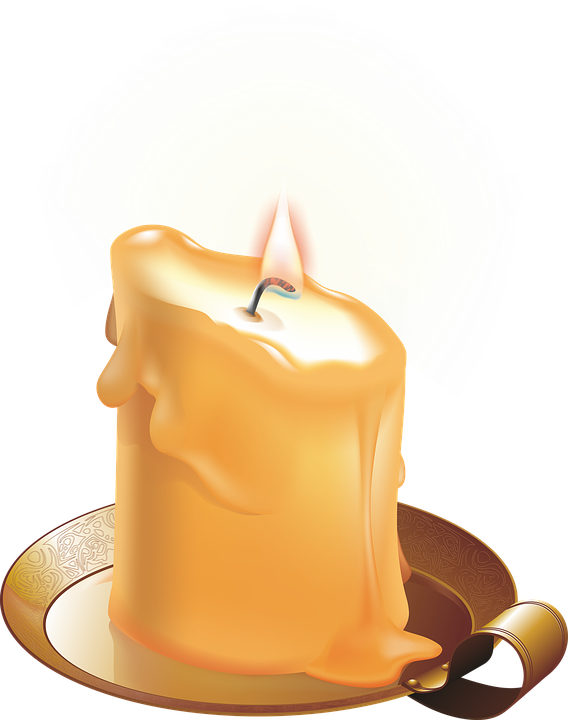 Smokeless Candles - Candle Light Png (568x720)