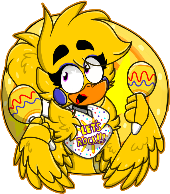Five Nights At Freddy's - Fnaf Rockstar Chica Fanart (722x768)