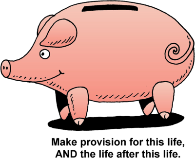 Happy Piggy Bank - Bank (400x325)