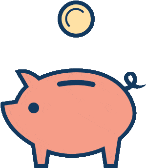 ไม่จำกัดจำนวนกำไรของคุณ - Piggy Bank Gif (512x512)