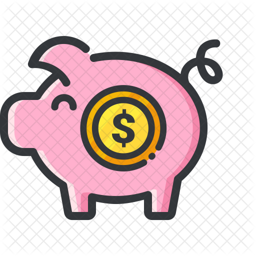 Piggy Banking Icon - Cash Withdraw Deposit Icon (512x512)