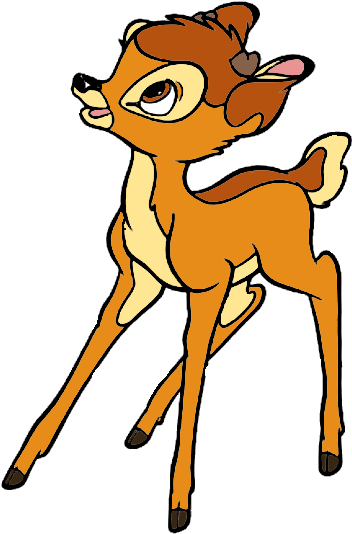 Fawn Clipart Bambi - Bambi Clipart (391x553)