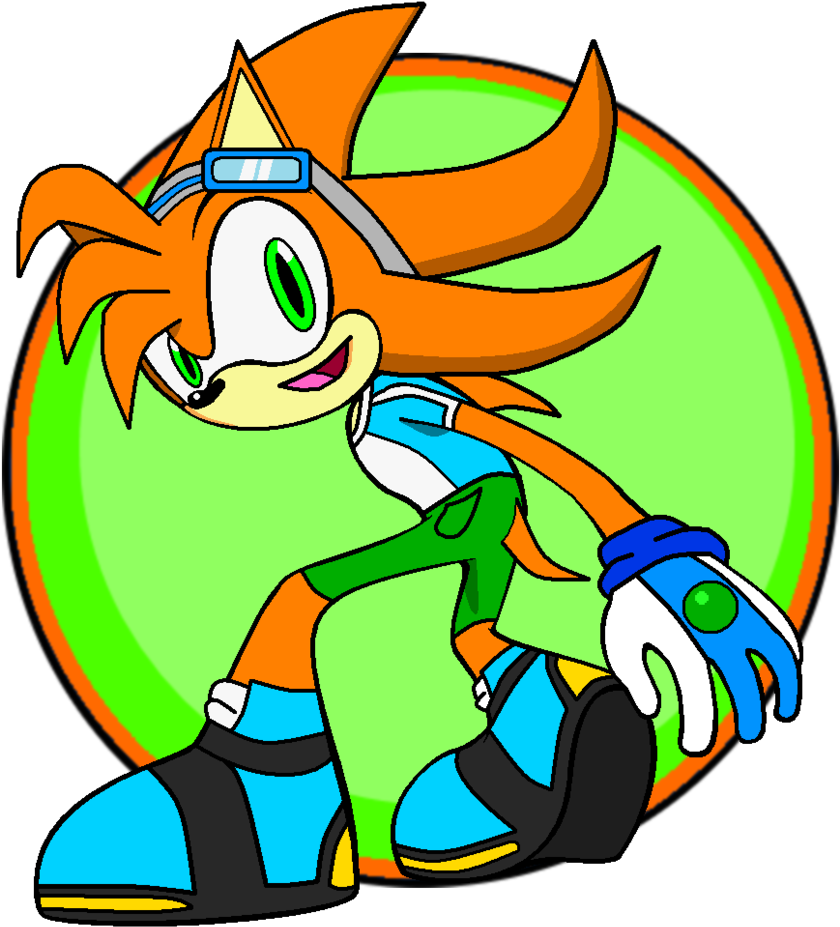 Sonic Channel- Citrus The Hedgehog By Cryoflaredraco - Cartoon (840x952)