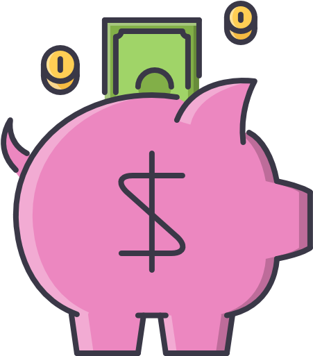 Any Time Cancellation With Refund - Piggy Bank (512x512)