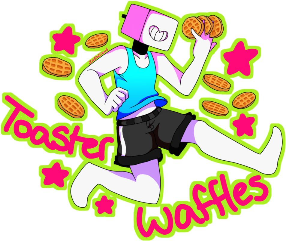 Toaster Waffles By Zodiaccloud - Toaster (975x819)