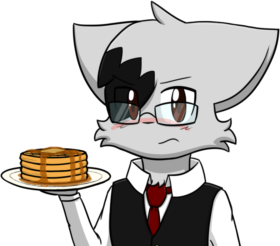 Waffles By Sharpfishy - Cartoon (969x824)
