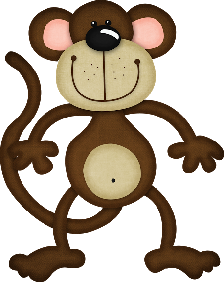 Monkey - Animales Para Imprimir A Color (458x576)