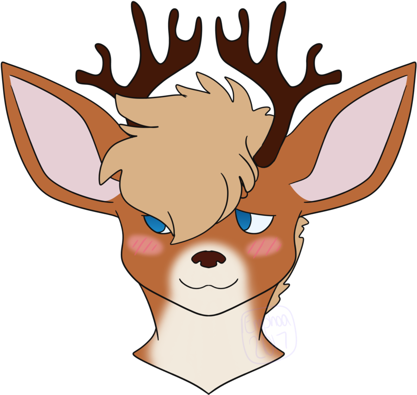 Waffles Headshot By Emphoa - Cartoon (894x894)