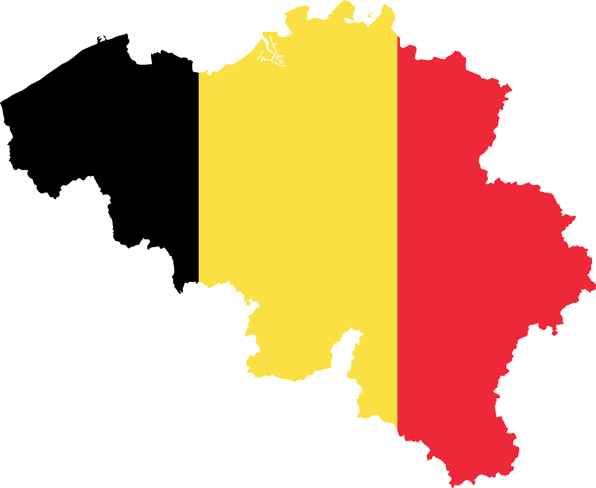 Belgium Clipart Belgium Map - Belgium Png (2281x1868)
