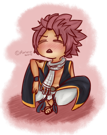 Natsu Painting Practice By Marianaspaghetti - Cartoon (349x440)