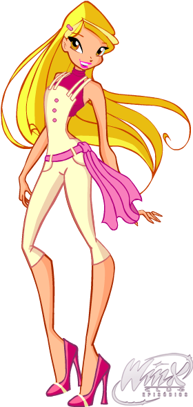 Winx-fairies Stell Painting S4 - Winx Club Stella Camping Outfit (290x602)