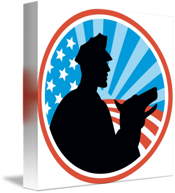 Policeman Security Guard With Police D Laundry Bag (589x650)