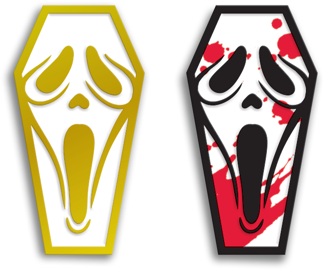 Ghostface Coffin Pin - Ghostface (900x900)