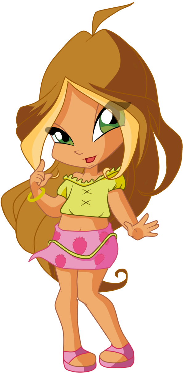 Flora Child By Efyme - Winx Club Baby Flora (630x1268)