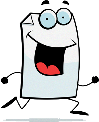 We Invite You To Use These Gospel Ads To Spread The - Piece Of Paper Cartoon (391x454)