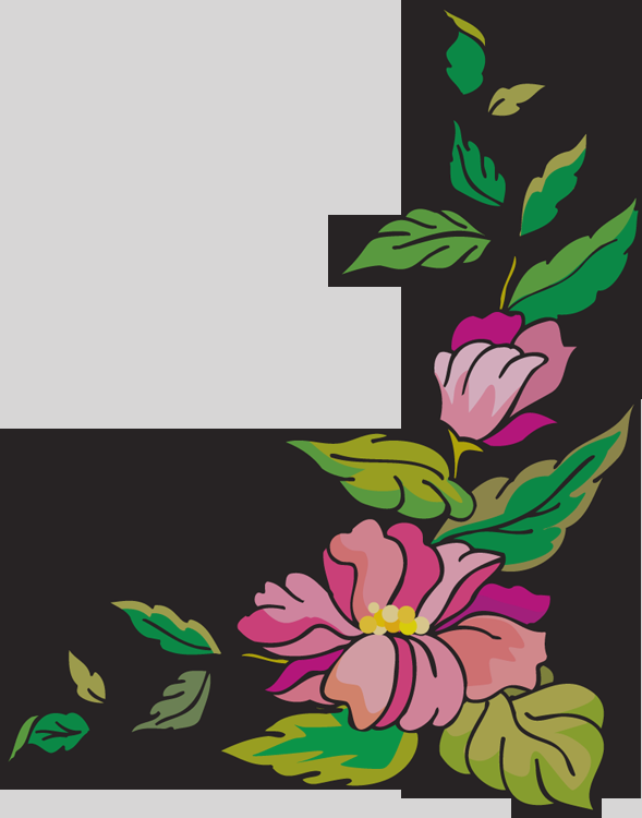 Simple Corner Border Clipart Corner Clipart Borders - Clip Art (589x750)