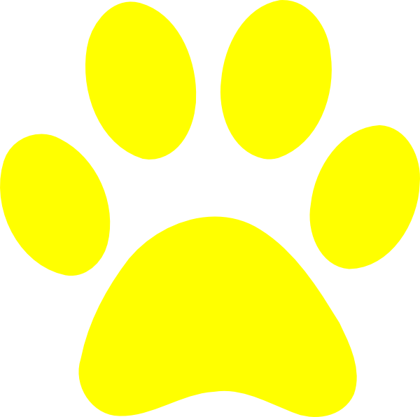 Paw Patrol Paw Print Yellow (600x596)