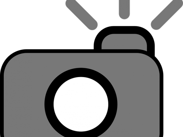 Camera Flash Clipart - Camera Clip Art (640x480)