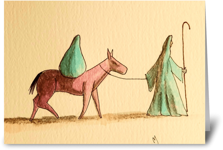 Looking For Hospitality Greeting Card - Colt (848x698)