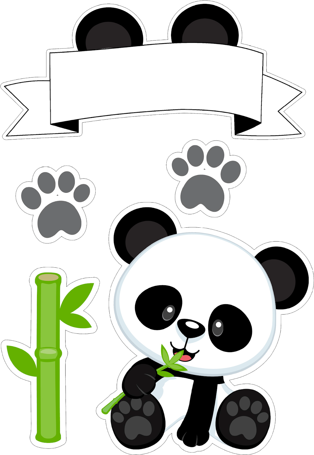 Topo De Bolo - Panda En Foami (1131x1600)