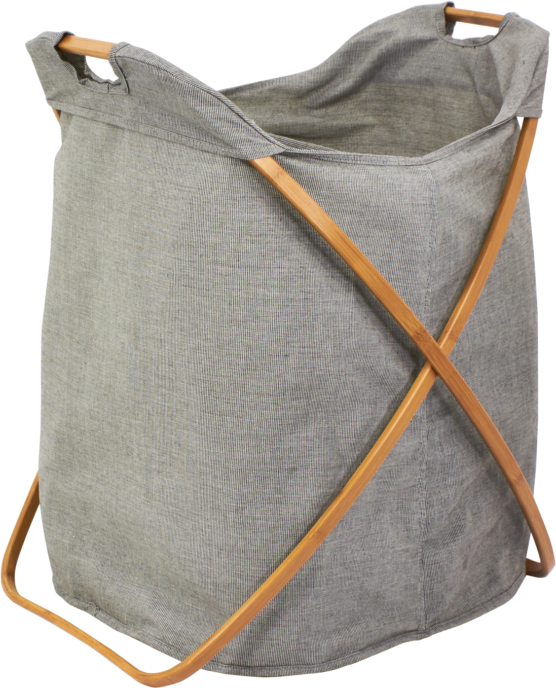 Gray Eco-fabric Double Butterfly Hamper - Textile (1500x1500)