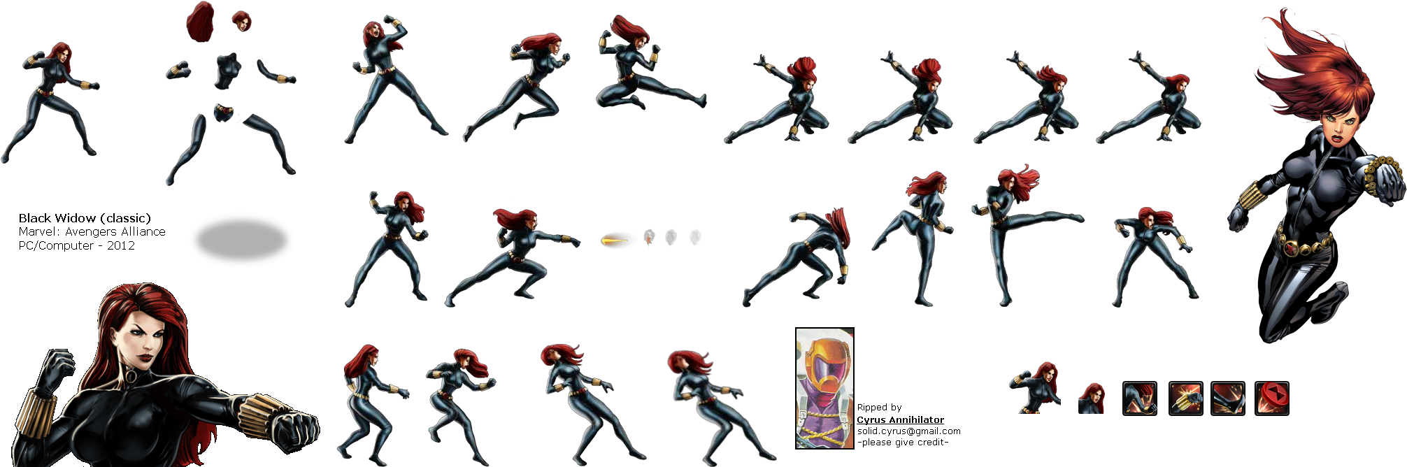 Click For Full Sized Image Black Widow - Avengers Alliance Black Widow (2026x683)