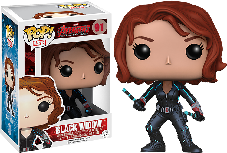 Avengers Black Widow Sixth Scale Action Figure - Black Widow Funko Pop (750x505)