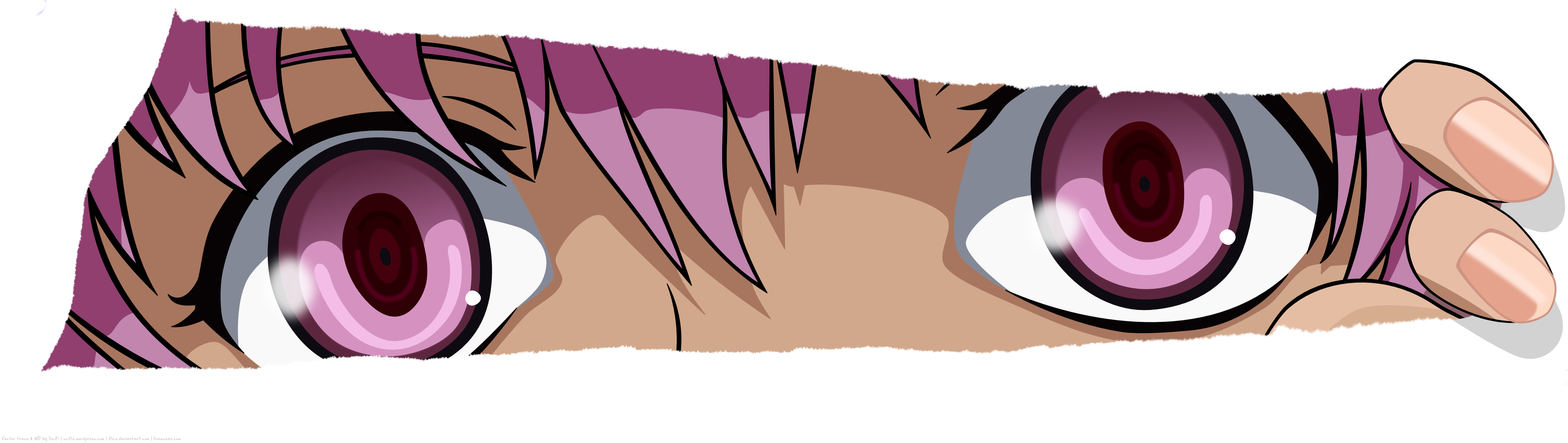 Download Png - Psycho Anime Characters Png (5120x1600)