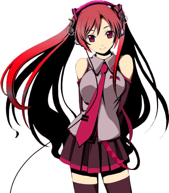 I Narrow My Eyes Then Sigh And Start To Giggle - Miku Hatsune (638x682)