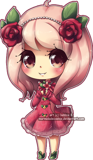 Rosie Carmine By Marmaladecookie - Drawing (300x513)