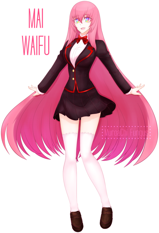 Mai Waifu By Muroachifungus - Yandere Simulator Mai Waifu (753x1061)