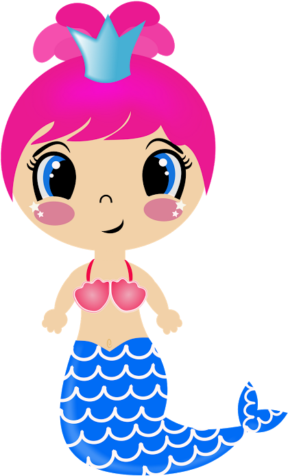 Mermaids - Mermaid Clipart (464x720)