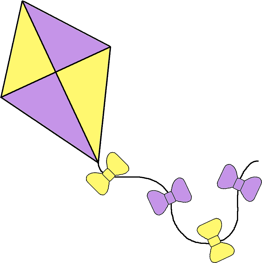 Kite Clipart Rhombus - Rhombus Kite Clipart (937x917)