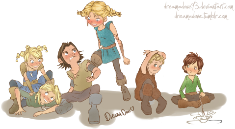 Little Vikings - Hiccup X Ruffnut (500x282)