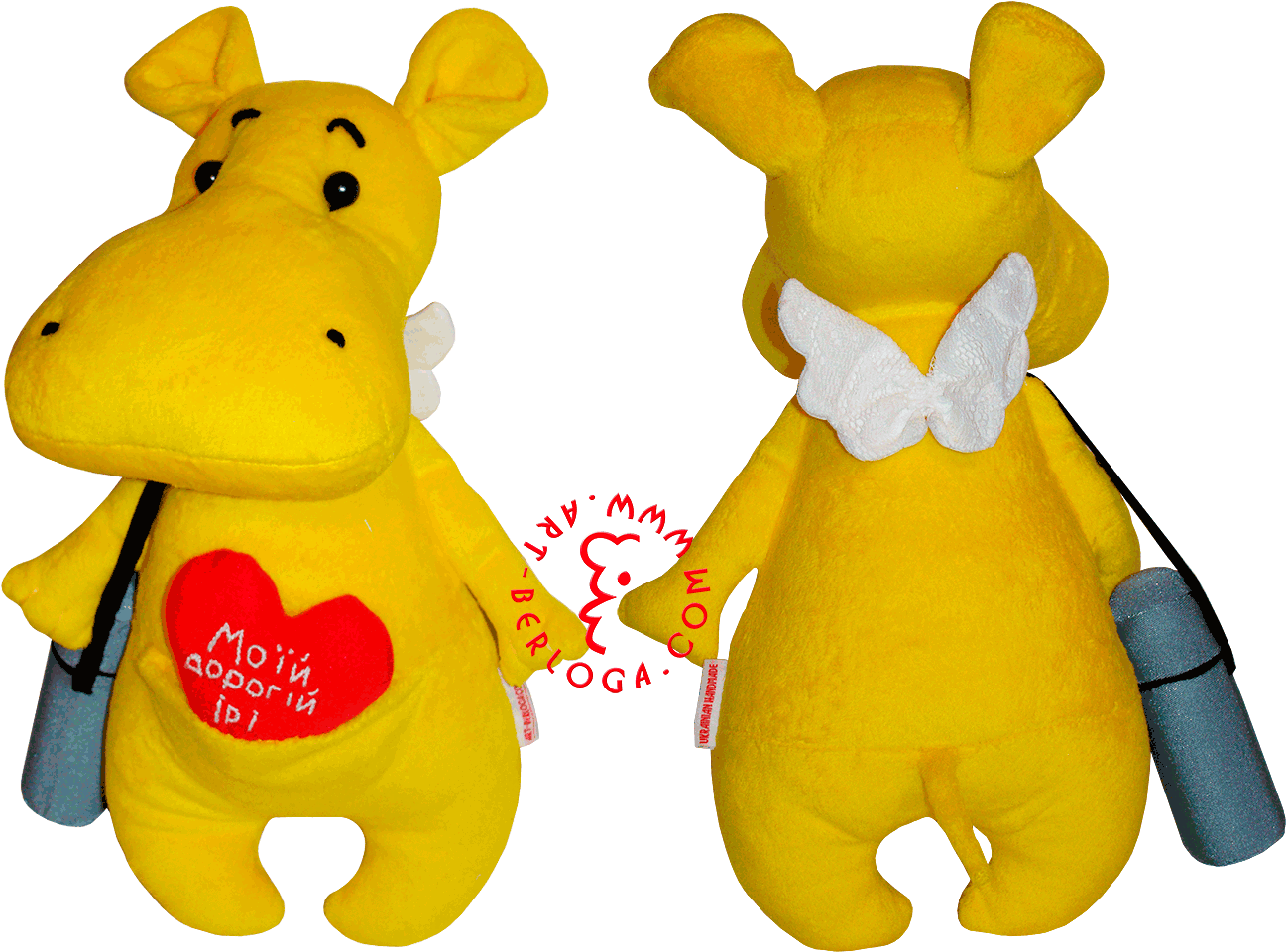 Custom Sewing Of Yellow Hippopotamus - Hippopotamus (1400x1000)