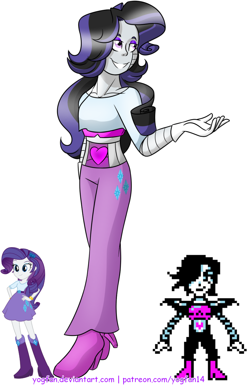 Yogfan, Boots, Clothes, Crossover, Equestria Girls, - Cartoon (1024x1583)