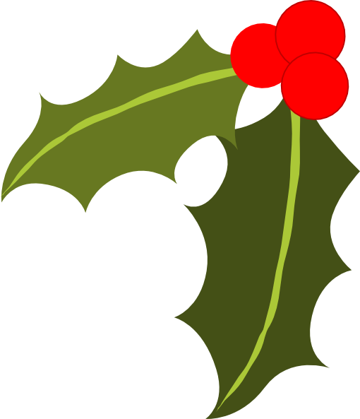 Holly Clip Art - Holly Landscapes (510x593)
