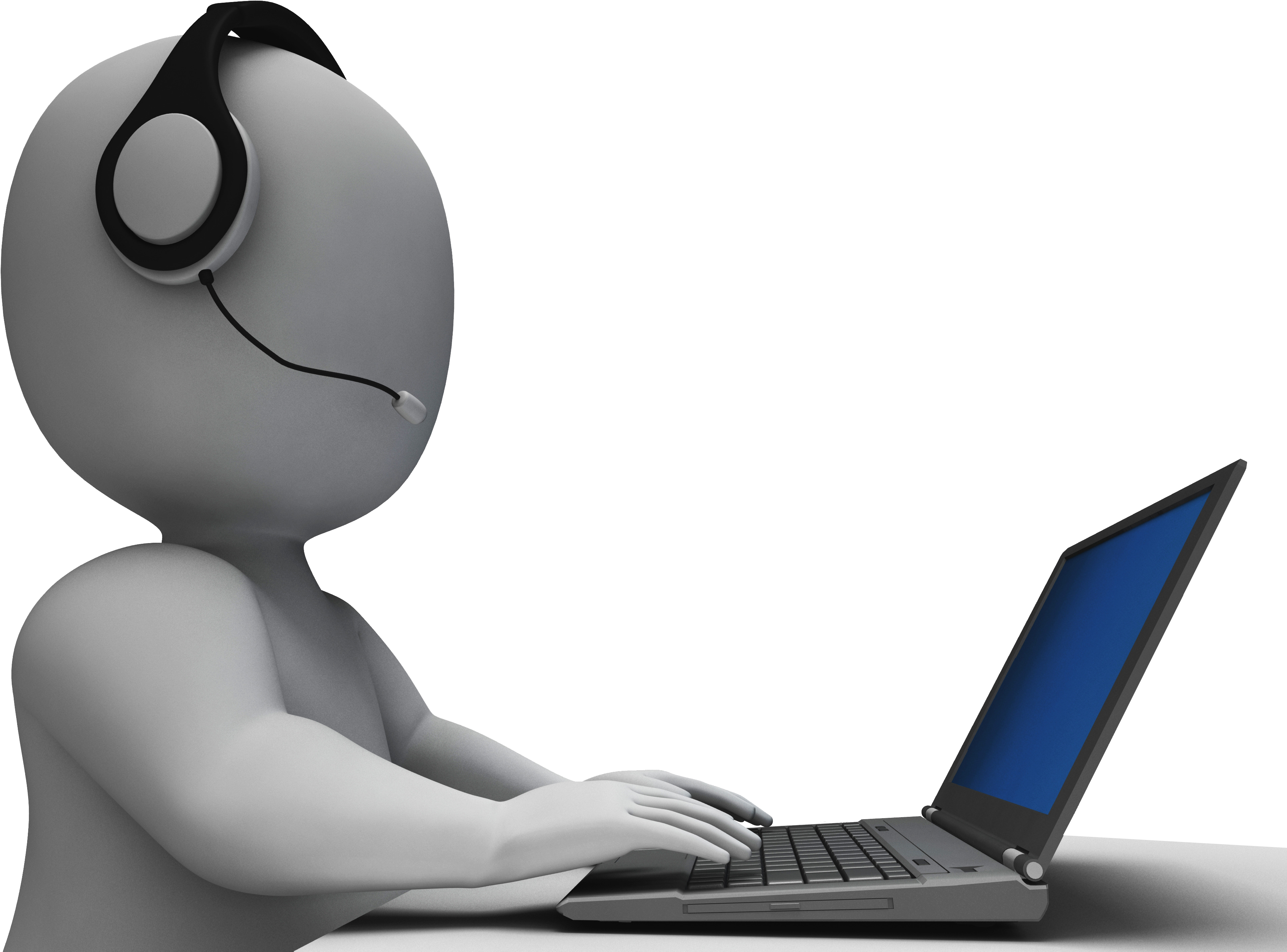 Helpline Royalty-free Clip Art - Clipart Call Center Agent (4000x3000)