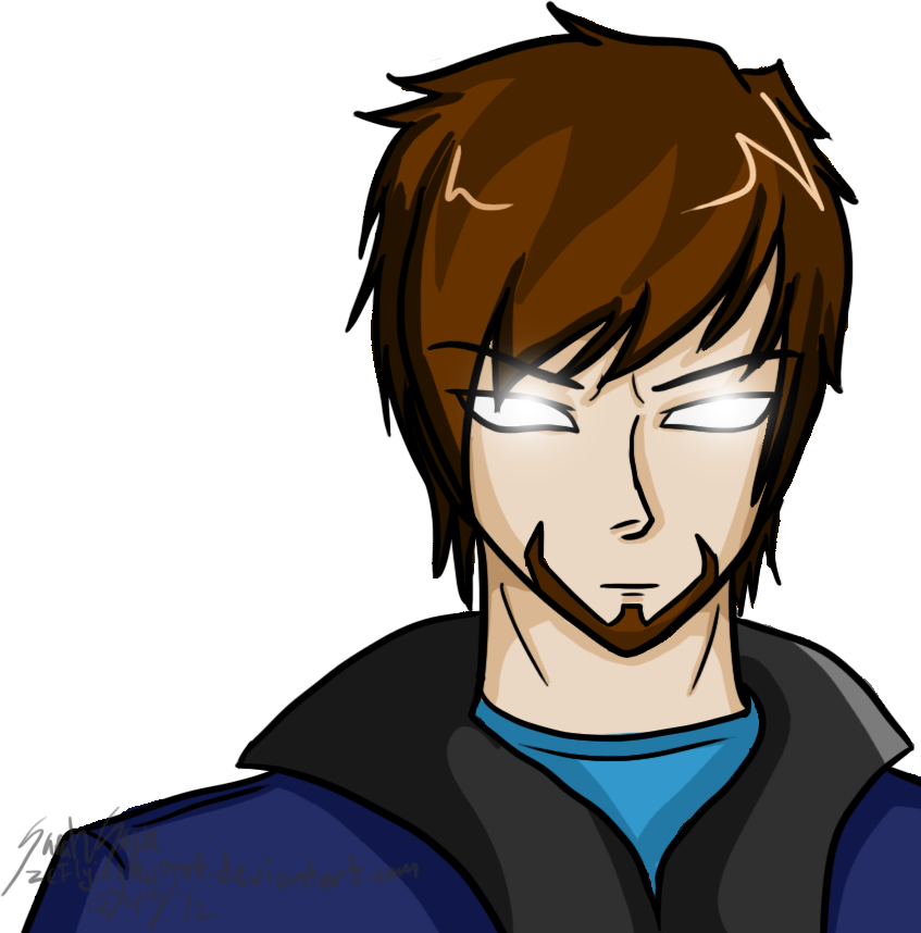 Last Herobrine Drawing - Herobrine Drawing (847x858)