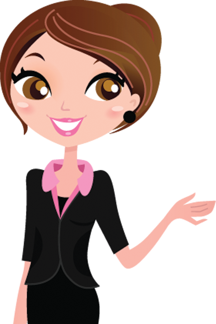 Woman Clip Art - Career Woman Clipart (745x1119)