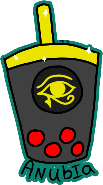 Anubia Boba Badge - Anubia Boba Badge (610x670)