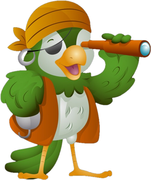 Album - Cartoon Pirate Parrot (600x600)
