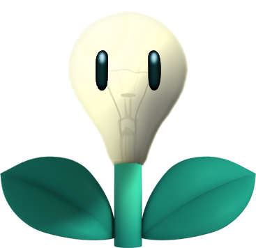 Bulb Flower By Machrider14-d5i0igu - Mario Characters Flowers (367x356)