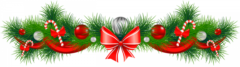 Merry Christmas - Christmas Decorations Transparent Background (800x225)