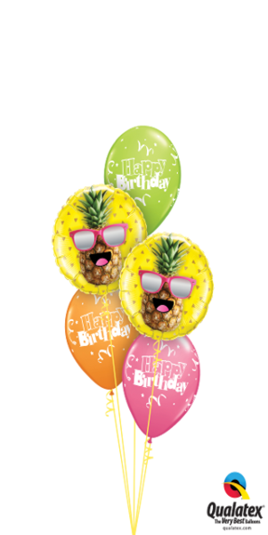 Happy Pineapple, Happy Birthday Funtastic Balloon Creations - Happy Birthday Pineapple (301x600)