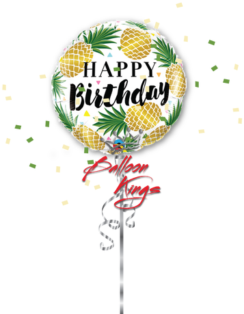 Hb Pineapple - Happy Birthday Pineapple (417x500)