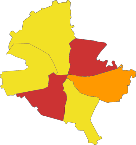 Map Of The Sectors Based On The Current Party Of The - Sector 1 (450x481)